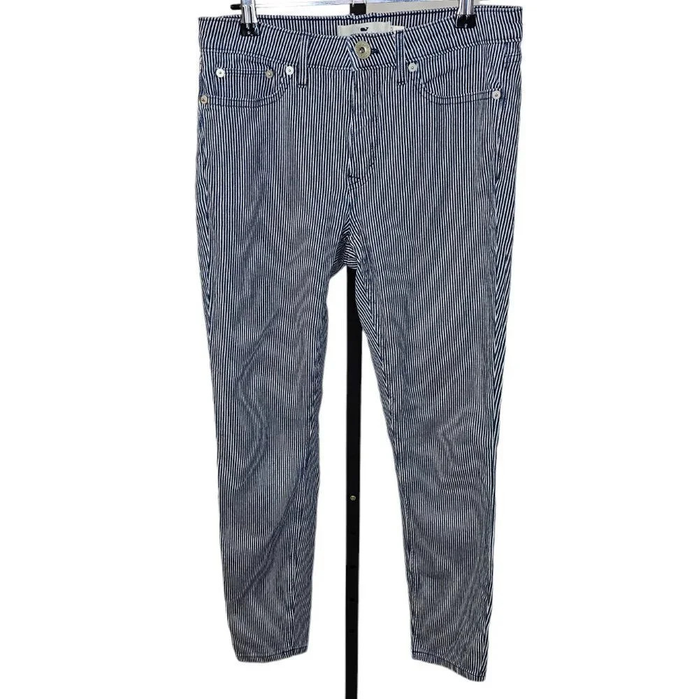 Vineyard Vines Womens Striped Skinny Jeans Size 27